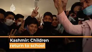 After three years, Kashmiri children return to school I Al Jazeera Newsfeed