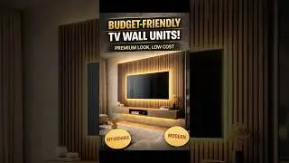 Budget-Friendly TV Wall Designs