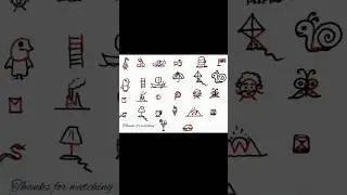 Easy drawing from alphabets A to Z #drawing #shorts