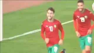 Munir El Haddadi goal / Morocco vs Burundi 1-0 (half time)