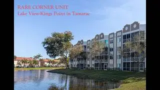 STOP Scrolling! Rare Corner Unit in Kings Point Tamarac &ndash; Lake View + Bonus Room  55+ Condo for Sale