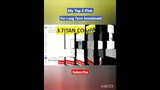 Best Stocks for Long Term Investment | My top 5 pick | Stock Analysis | #stockmarket #shorts #nifty