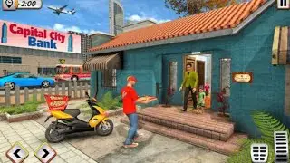 Pizza Delivery Simulator - Delivery Boy Drives Food Van - Mobile Gameplay [Game Android]