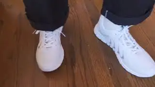 I Bought A White Tennis Shoes  From Wish!!! | Wish Tiktok Reviews