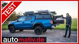 Mitsubishi L200 Explorer: Autarker Camper mit Solardach, Pick-up (DoKa) - Kurzvorstellung, Review