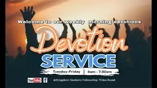Tuesday Morning Devotion  Service II 13th January 2026