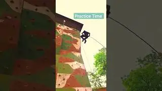 1st Time Rappelling in Flate Wall #commando_trainer_dipankar #motivationalvideos #Rappelling