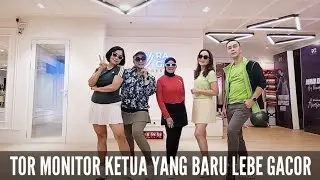 TOR MONITOR KETUA YANG BARU LEBE GACOR - line dance demo by J'Dore class