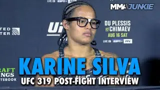 Karine Silva stunned by Joe Rogan, Daniel Cormier's backlash to decision win | UFC 319