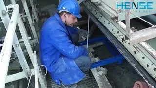 Bandwaage BW10 f&uuml;r F&ouml;rderb&auml;nder, Einbau und Kalibrierung