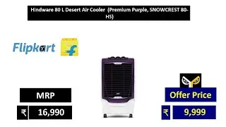 Hindware 80 L Desert Air Cooler  Premium Purple, SNOWCREST 80 HS