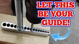 Keep All Your Holes Straight With This DRILL GUIDE!