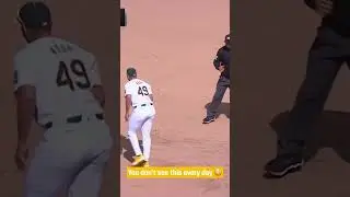 Lucas Erceg starts one of the craziest 1-3 putouts you'll ever see!!