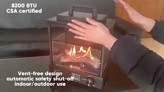 Alogfire P1A1 Lantern Portable Fireplace | Setup & First Use Guide