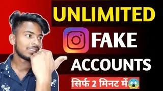 How To Create Instagram Fake Account 2022|Instagram Par Fake Account Kaise Banaye 2022|@ManojDey