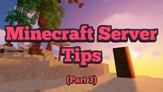 Minecraft Server Tips | pt. 3 | Creating a Minecraft Server Tips | #shorts