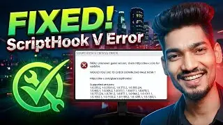 How to Fix ScriptHook V Critical Error in GTA 5 | Latest Update 2026 (100% Working)