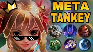 WANWAN VS META TANKEY DAMAGE HEROES |ANNOYING TANKEY HEROES |WANWAN CRITICAL DAMAGE BUILD|MLBB