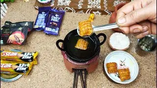 Miniature chocolate pockets | Chocolate recipe | Dairy milk chocolate recipe | Miniature cooking