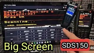 BIG SCREEN - UNIDEN SDS150 SCANNER
