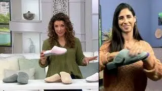 Vionic Adjustable Terry Mule Slippers - Gemma on QVC