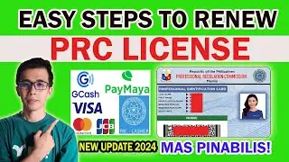 EASY STEPS TO RENEW PRC LICENSE |  NEW UPDATE 2024 | ONLINE PRC CARD RENEWAL 2024