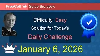Microsoft Solitaire Collection: FreeCell - Easy - January 6, 2026