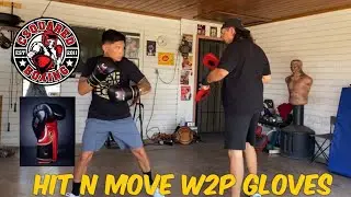 BOXING MITT WORK- Hit N Move W2P Boxing Gloves