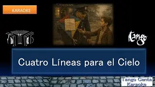 ホームカラオケ練習 Cuatro Líneas para el Cielo (canta)