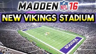 Madden 16 NEW Vikings Stadium Fly-Through (Day & Night)