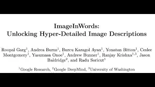 [QA] ImageInWords: Unlocking Hyper-Detailed Image Descriptions
