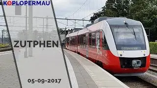 Treinen op station Zutphen - 05 september 2017