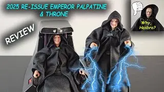 Переиздание 2025 года «Император Палпатин и Трон» (Star Wars Black Series) — ОБЗОР
