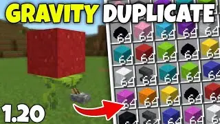 NEW Gravity Block Duplicator! INFINITE Items! Minecraft Bedrock Edition 1.20! MCPE, Xbox, PS4, PC