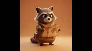 Мечта этого милого енота превращается в волшебное небесное приключение.