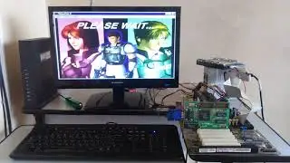 Placa m&atilde;e com processador de cartucho AMD Athlon 650Mhz