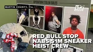 Martin Co. sheriff: Wawa Red Bull stop helped identify suspects in $1M sneaker heist ring