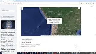 2025 04 19 23 29 Earthquake Extreme weather warning HolographicClimate model Bolivia Chile Argentina
