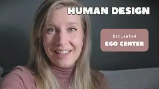HUMAN DESIGN Example of a depleated Ego Center