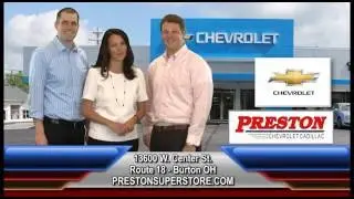 Burton Ohio, friendliest town in America, Preston Chevrolet Cadillac