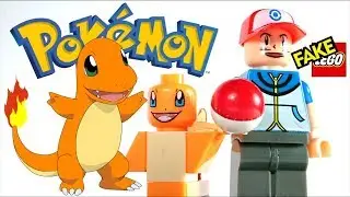 Fake Lego Pokemon Charmander and Pokemon Masters Custom Set by LELE