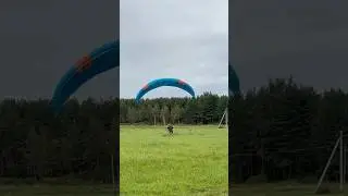 Посадка на парамоторе. Moster 185. Ozone Roadster 4.
