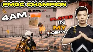PMGC Champion 4 AM in My Lobby | This Match took me from 4 to 5 KD | PUBG Mobile Gameplay| SarangYT