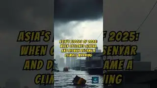 Наводнения в Азии в 2025 году: как циклоны Сеньяр и Дитва стали причиной климатического предупреж...