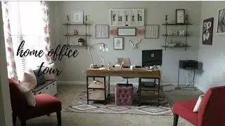 Home Office Tour 2018 // Office Styling Inspiration