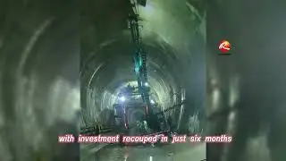 Tunnel drilling rig, fast and stable hard rock excavation#drillrig #drillingmachine #machine
