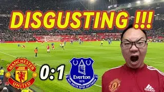 Shambolic! Disgusting! Match Day VLOG (4K) Man Utd 0:1 Everton
