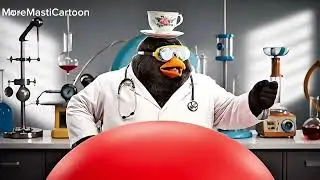 Doctor Penguin Enters Hospital Like a Boss 🐧😂 | Cartoon #shorts #cartoon #penguin #funny #doctor
