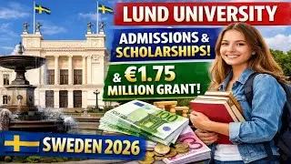 Lund University Sweden 2026 | Admissions, Scholarships 1.75 Million Euro grant 