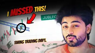 Jubilant food share gave highest return today how i predict it?| Swing trading day 1.